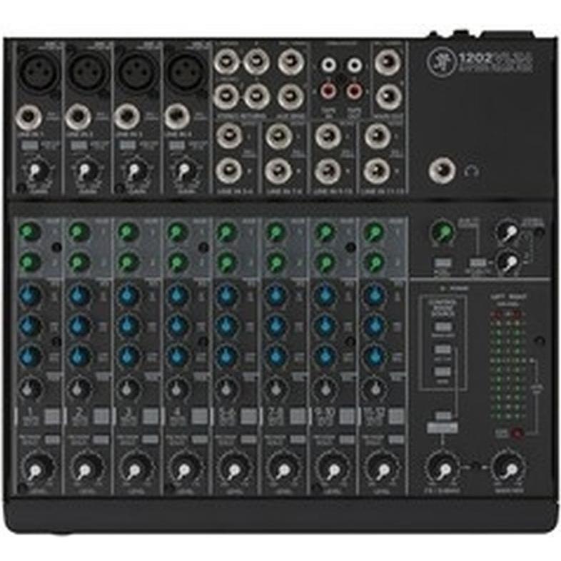 Mackie Mixer Dj 1202VLZ4, Mixer Audio, Nero