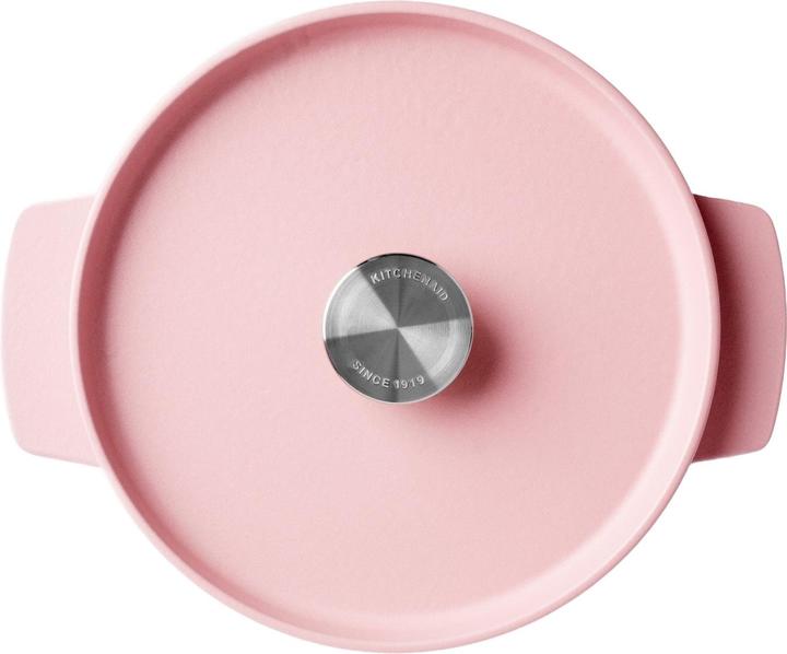 Productafbeelding KitchenAid braadpan email 22cm - gedroogde roos - beperkte editie (26 cm, Braadpan + kasserol, Gietijzer)