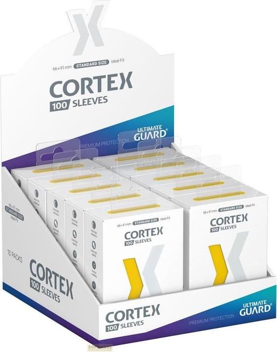Produktbild Ultimate Guard 100 pochettes Cortex Sleeves taille standard Yellow