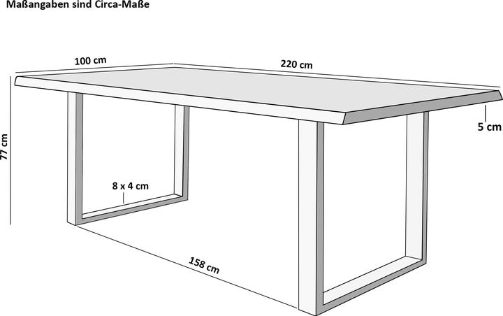 Actual product image SAM Thea (220 x 100 x 77 cm)