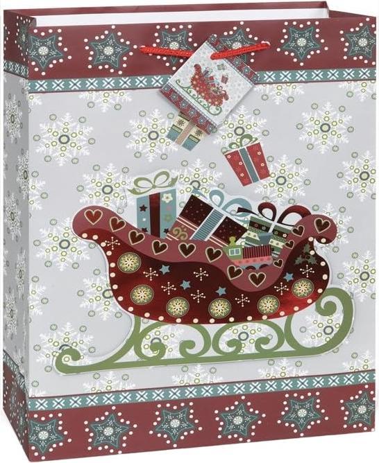 Unique Party Sac cadeau de Noël en traîneau (Film cadeau, 1 x)