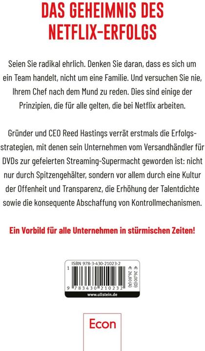 Actual product image Keine Regeln (German, Erin Meyer, 2020)
