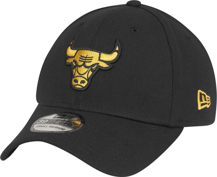 Produktbild New Era 39Thirty Stretch Cap - Chicago Bulls schwarz - L/XL (XL)