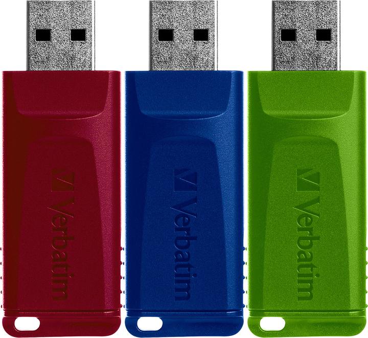 Actual product image Verbatim Slider (pack of 3) (16 GB, USB-A)