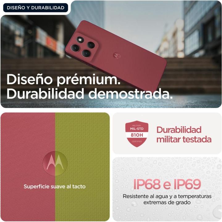 Image du produit Motorola Moto G86 (Chrysanthème, 6.67", SIM + eSIM, 5G)