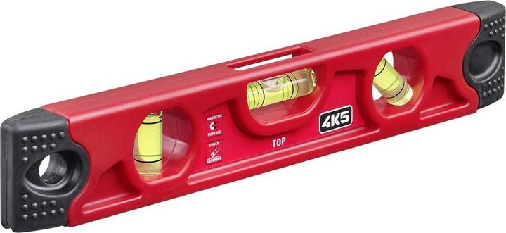 Actual product image Kapro 4K5 603.111 TOP Torpedo spirit level with magnetic V-nut for pipes and cable ducts