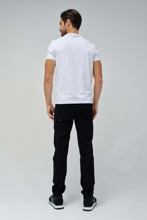 Produktbild Salsa Jeans T-Shirt Vneck Cotton Lycra T-Shirt Metal Badge (S)