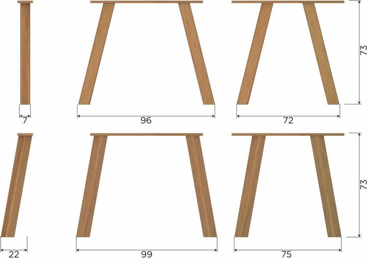 Actual product image Woood Your Unique Table