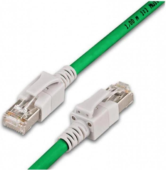 Produktbild Wirewin Cat.6A LED Patchkabel 0.5m grün (S/FTP, CAT6a, 0.50 m)