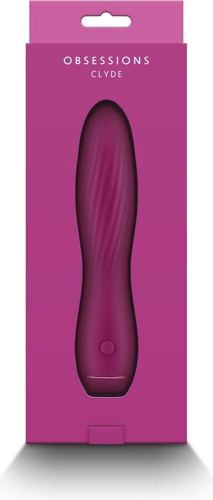Produktbild NS Novelties Obsessions Clyde Dark Pink Vibrator 17.2 x 3.8 x 3.8 cm