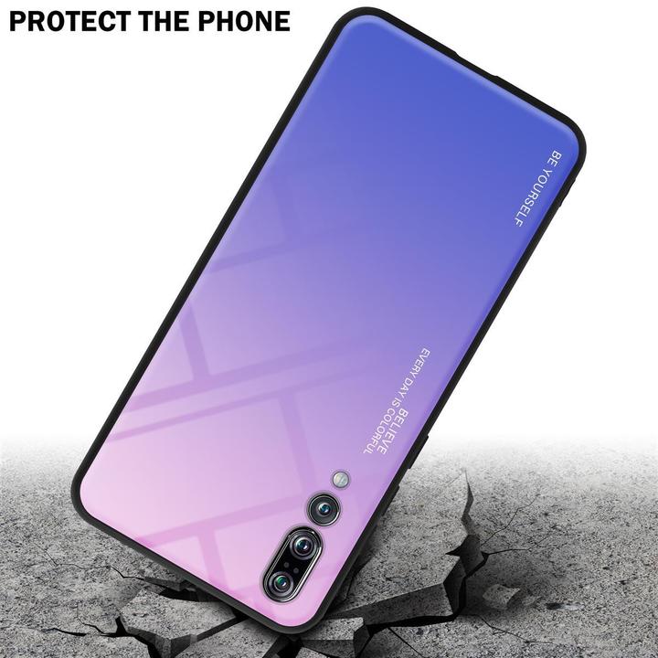 Image du produit Cadorabo Couverture en verre TPU 2 couleurs (Huawei P20 Pro, Huawei P20 Plus)