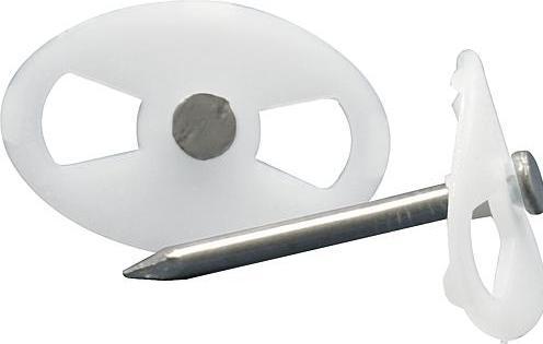 Eltric Nagelscheibe 2538 mit Stahlnagel 40mm 100 St