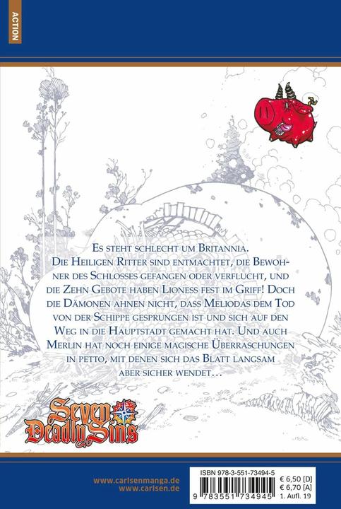 Produktbild Seven Deadly Sins 24 (Deutsch, Suzuki Nakaba, 2019)