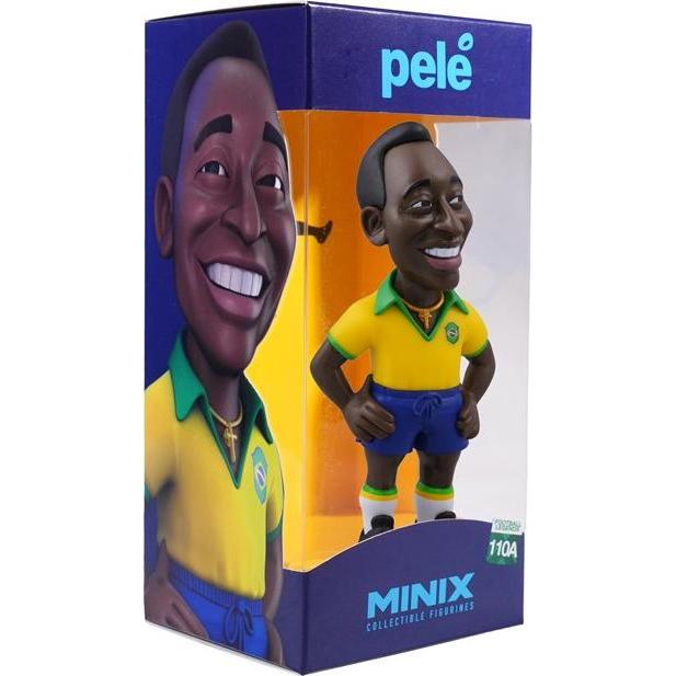 Thumbnail - Minix - Football Stars 110A - Brazil 1st Kit - Pele Statue 12cm
