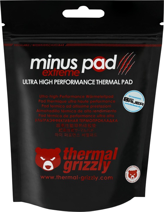 Actual product image Thermal Grizzly Minus Pad Extreme - 120 × 20 × 2 mm (2 mm)