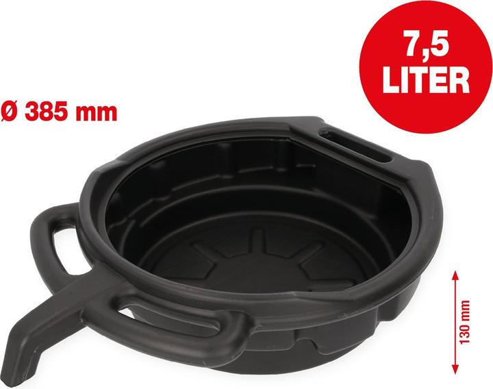 Image du produit KS Tools Bac de récupération d'huile 7,5 litres, Ã˜ 385 mm