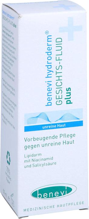 Image du produit Benevi Hydroderm Fluide facial Plus pour peaux impures, 50 ml de lotion (Lotion pour le corps, 50 ml)