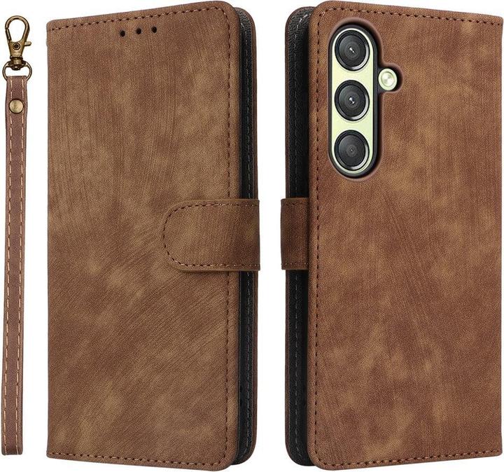 Produktbild Cover-Discount Galaxy S25 - Ledertasche mit RFID Blocker (Samsung Galaxy S25)