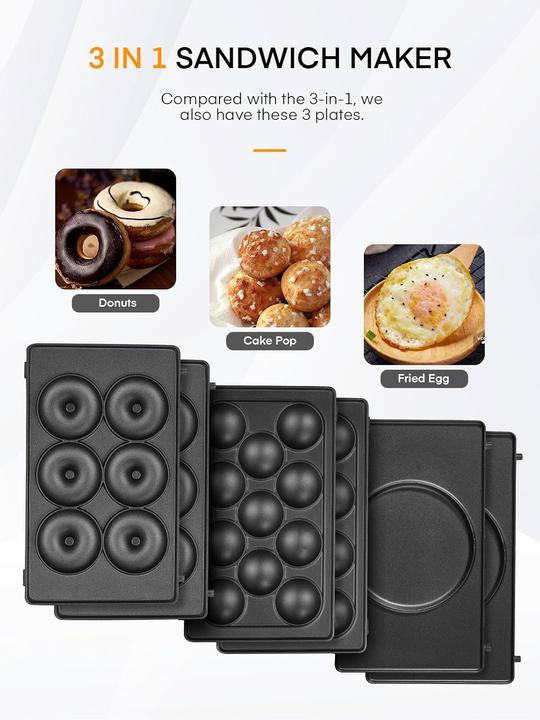 Image du produit Fohere Sandwichmaker 6 in 1