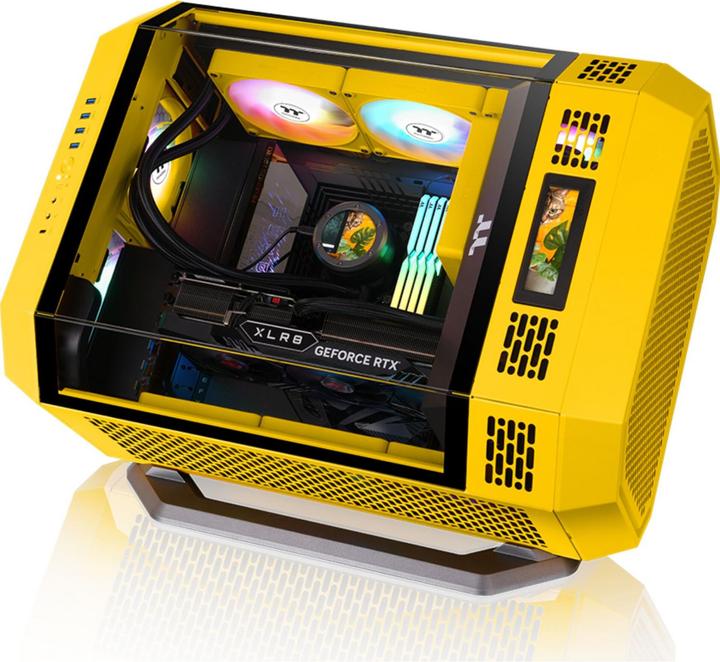 Immagine prodotto Thermaltake TT CT120 EX Reverse ARGB PC Cooling Fan 3 Pack Bumblebee (120 mm, 3 x)