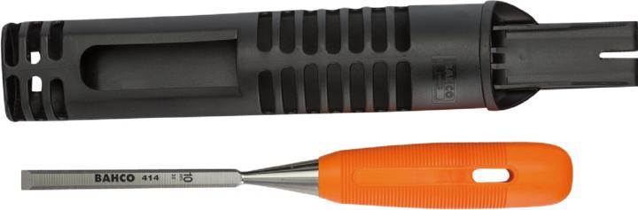 Actual product image Irimo Chisel with orange-coloured polypropylene handle, 10 mm (10 mm)