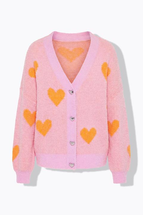 Produktbild Studio Untold Strickjacke, oversized, extra weich, Hearts (42)