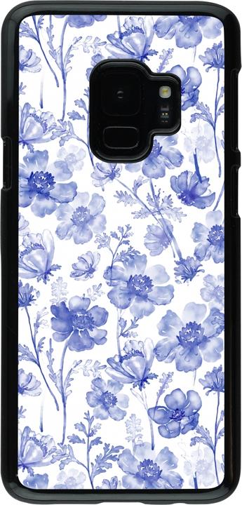 Produktbild PhoneLook Hülle Spring 23 watercolor blue flowers (Samsung Galaxy S9)