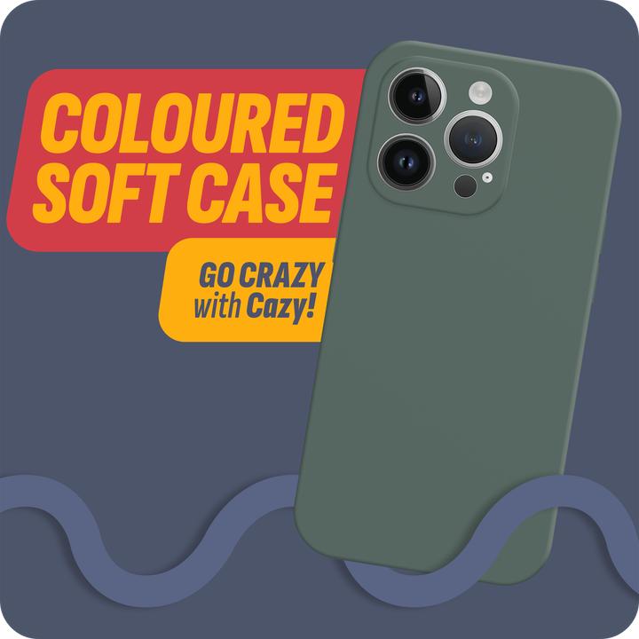 Produktbild Cazy Silikon Hülle Kompatibel mit iPhone 15 Pro - Soft TPU Schutz - (Apple iPhone 15 Pro)