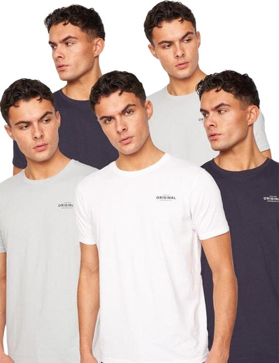 Immagine prodotto Crosshatch Bailtee Maglietta Uomo Misura Confezione 5 (XL)