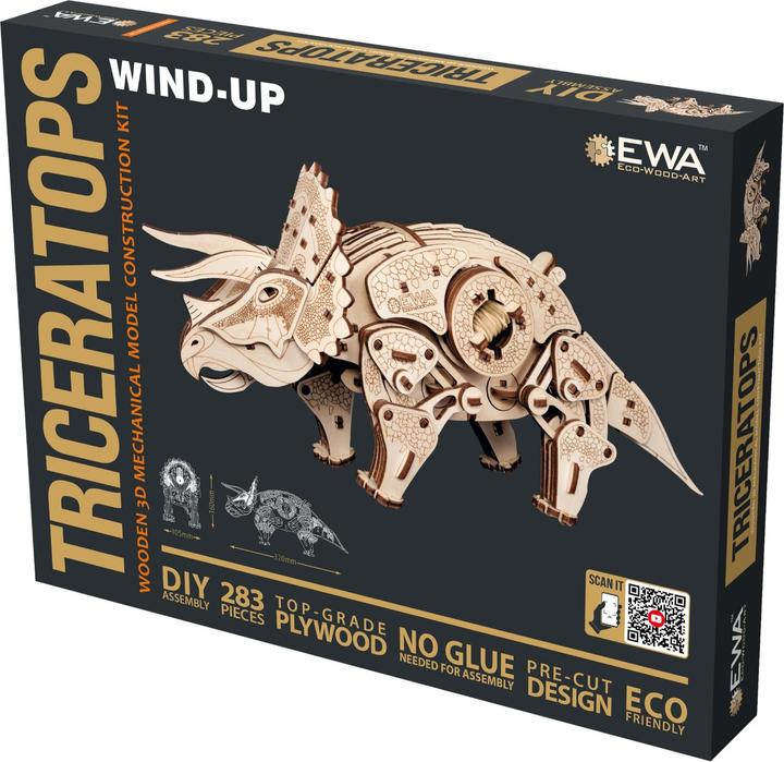 Produktbild Eco Wood Art Triceratops - 3D Holzbausatz