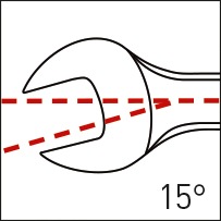 Actual product image Kraftwerk D-Clickcraft Gabelring-Ratschenschlüssel (13 mm)