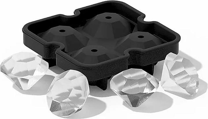 Actual product image Metamorph Diamant Eiswürfel Silikonform 4-fach