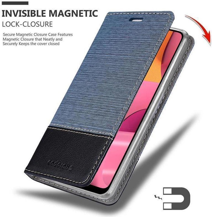 Produktbild Cadorabo Book Jeans Optik Cover (Samsung Galaxy A21)