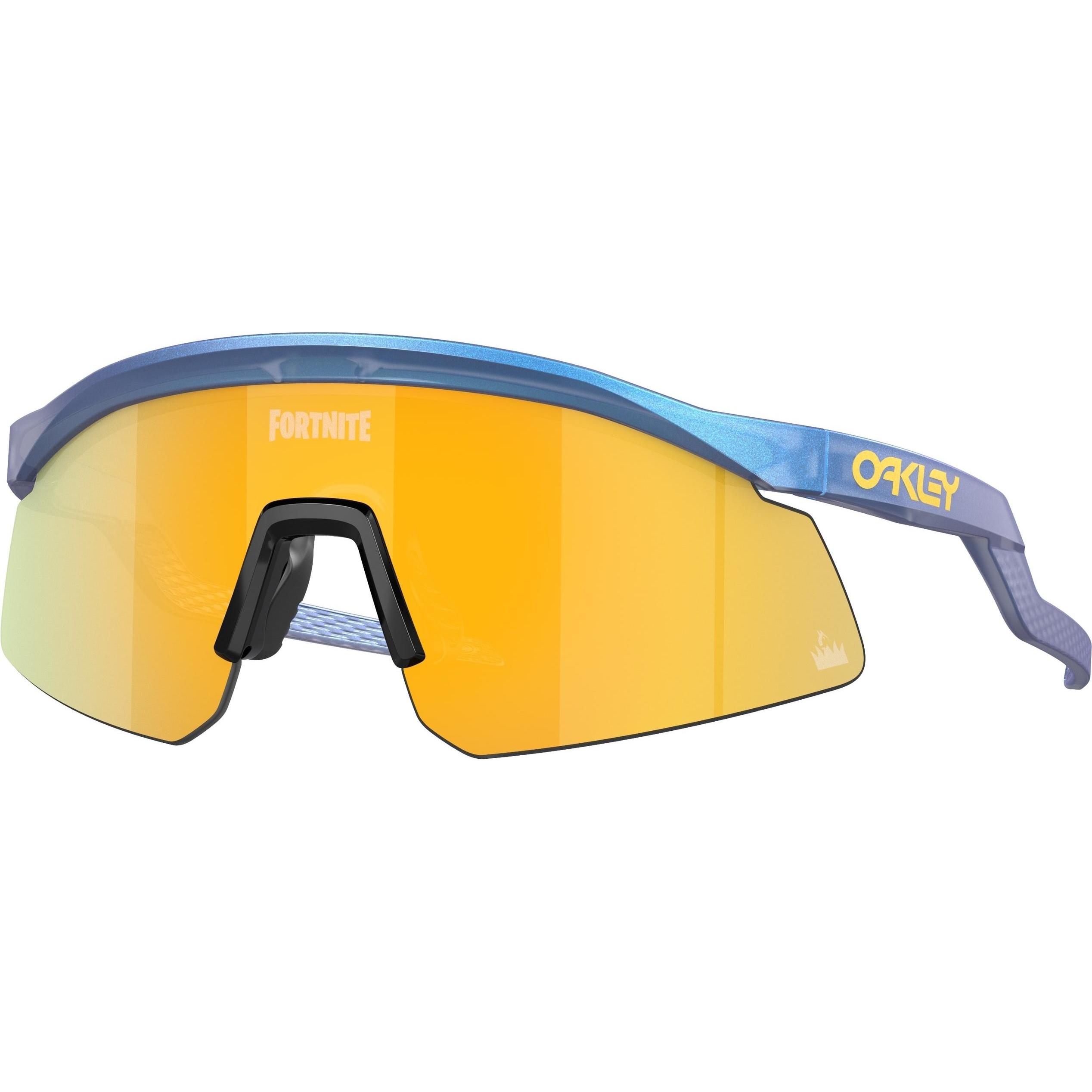 Oakley, Uomini, Occhiali sportivi, Idra (Ciano opaco bianco, CANCELLA LA SELEZIONE, Prizm 24k, Blu), Blu