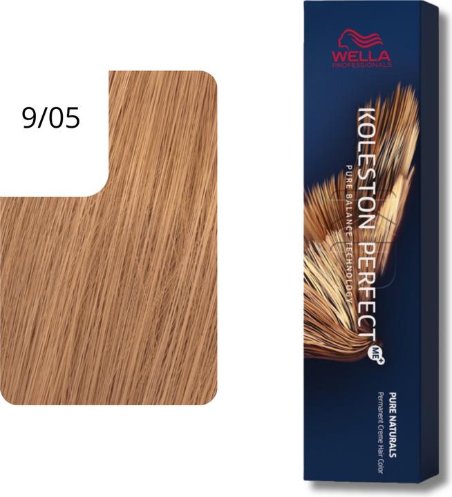 Image du produit Wella Koleston - Pure Naturals 9/05 Lichtblond Natur-Mahagoni (9, 05 blond clair acajou naturel)