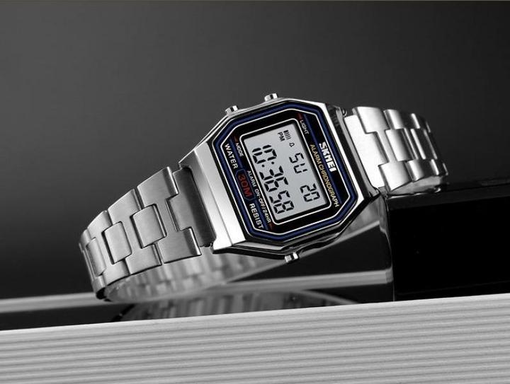 Image du produit Skmei 1415SI Damenuhr + BOX (Montre numérique)