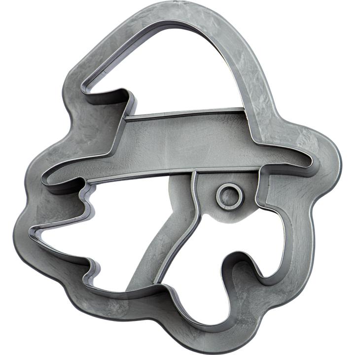 Produktbild Decora Ausstecher Aus Kunststoff Hexe Befana 8 X H 2,2 cm