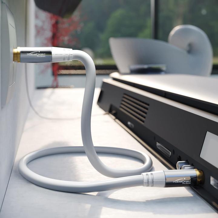 Produktbild KabelDirekt 4K Antennenkabel Koaxialkabel für TV (Antennenkabel)