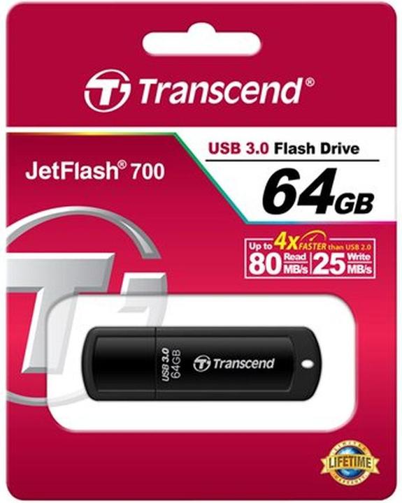 Immagine prodotto Transcend JetFlash 700 (64 GB, USB-A)