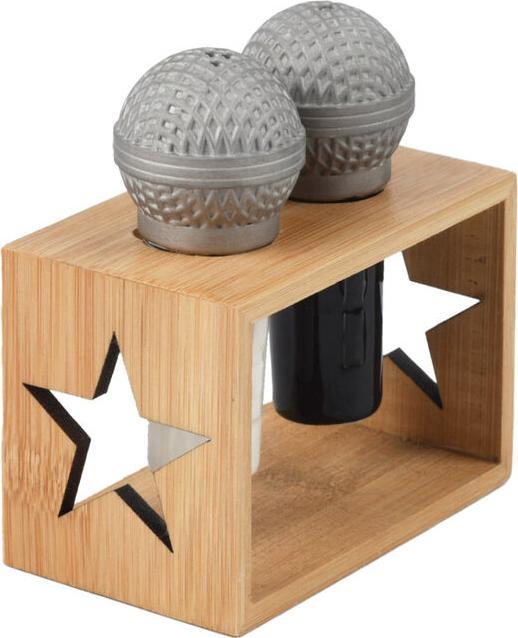 Productafbeelding Winkee Peper en zout dispenser - Microfoon (Peper, Zout)