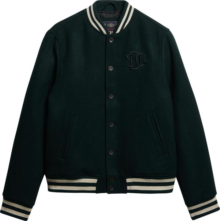 Actual product image Superdry Varsity Monogram Wool Bomber Jacket (3XL)