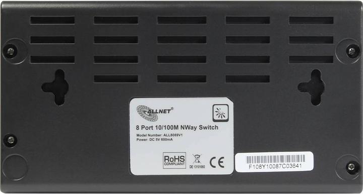 Image du produit Allnet Commutateur 8 ports 10/100TX (8 ports)