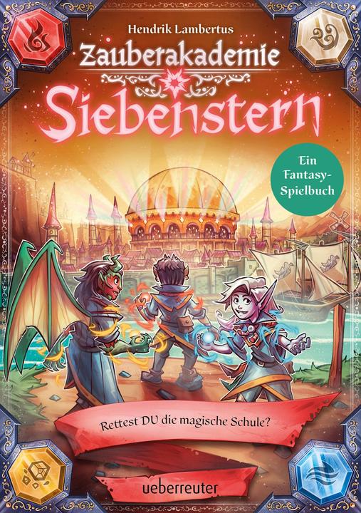 Immagine prodotto Zauberakademie Siebenstern - Rettest du die magische Schule? (Zauberakademie Siebenstern, Bd. 3) (Tedesco, Hendrik Lamberto, 2024)
