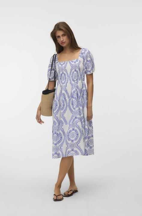 Image du produit Vero Moda VMROKAYA Midikleid Gesmoktes Kleid (M)