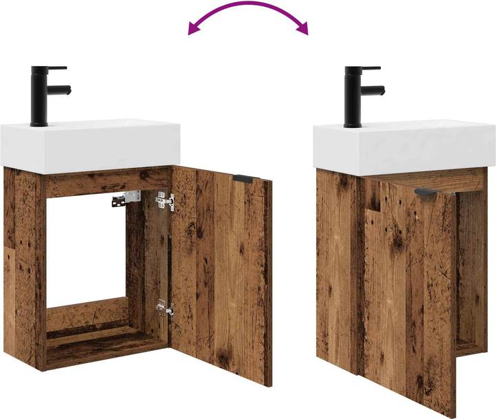 Produktbild vidaXL Badezimmerschrank (45.50 x 22.50 x 84 cm)