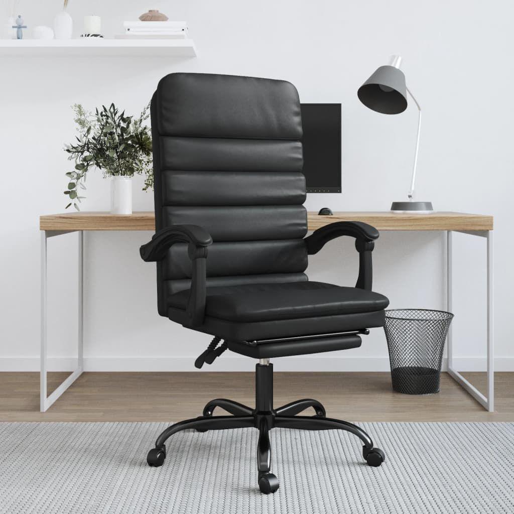 Vidaxl Schwarz Bürostuhl, Massage-Bürostuhl (46.50 - 56 Cm)