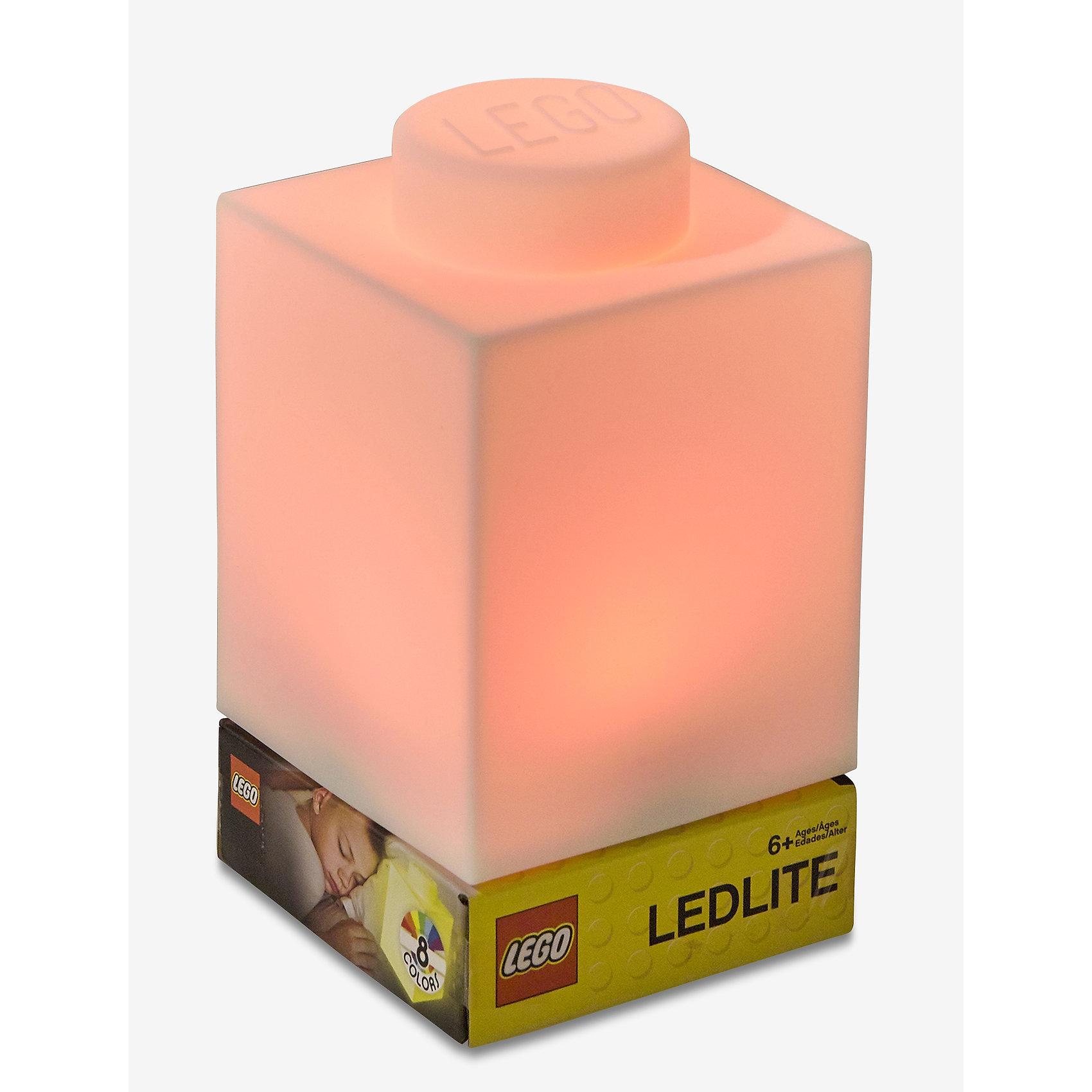 Thumbnail - Euromic, Nachtlicht, LEGO - Silicone Brick - Night Light w/LED - White