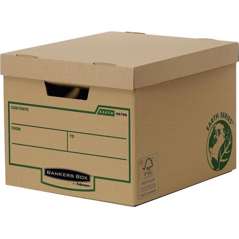 Bankers Box, Dokumentenablage, Fellowes 4479901 Dateiablagebox Papier Braun