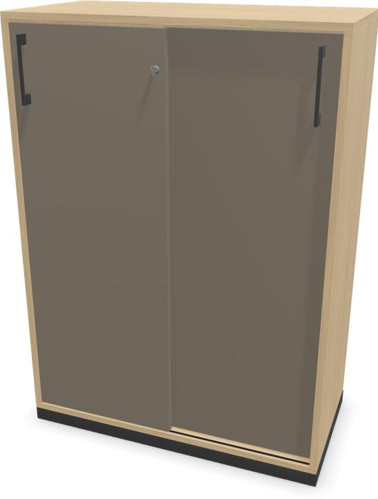 Cubanitgrau, Dunkelgrau, Eichendekor gebleicht