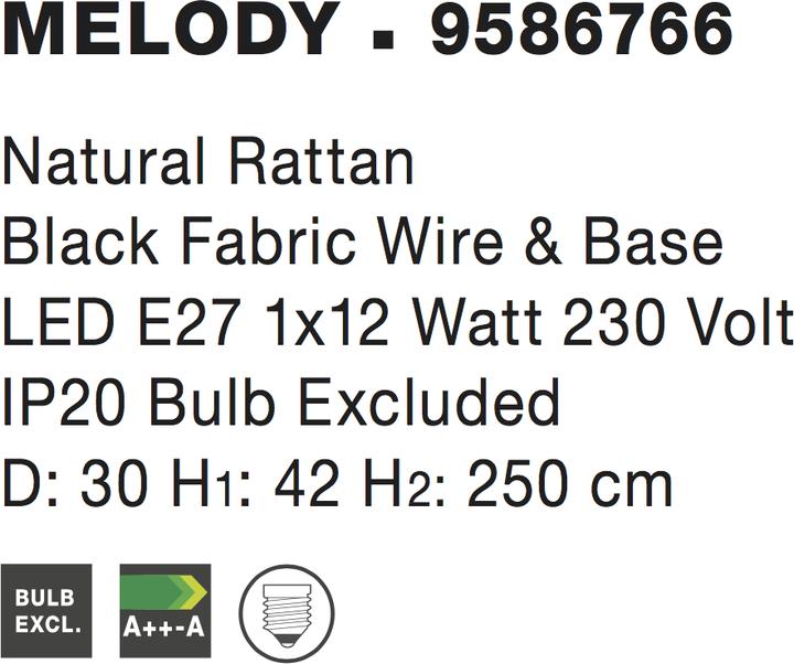 Produktbild Nova Luce Melody (E27)